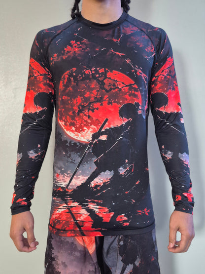 Crimson  Moon Rash Guard