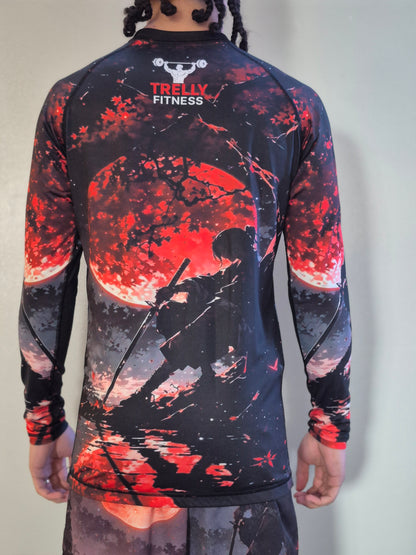 Crimson  Moon Rash Guard