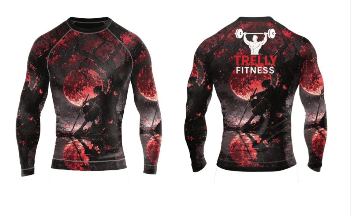 Crimson  Moon Rash Guard